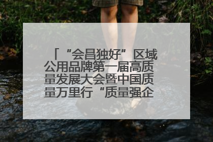 “会昌独好”区域公用品牌第一届高质量发展大会暨中国质量万里行“质量强企•质品行动”进会昌启动仪式成功举办