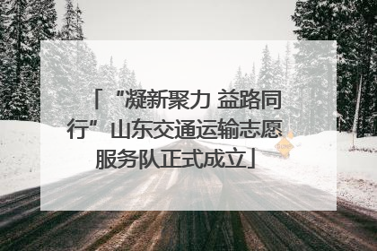 “凝新聚力 益路同行”山东交通运输志愿服务队正式成立