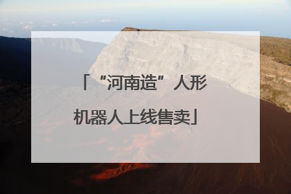 “河南造”人形机器人上线售卖
