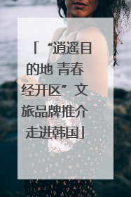 “逍遥目的地 青春经开区”文旅品牌推介走进韩国