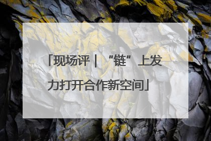 现场评｜“链”上发力打开合作新空间
