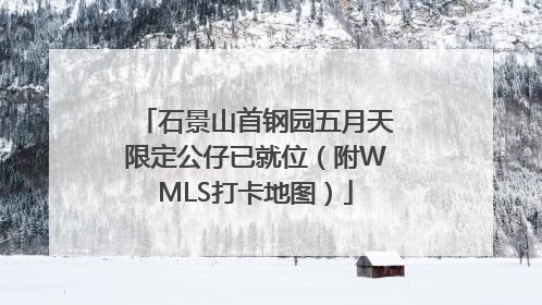 石景山首钢园五月天限定公仔已就位（附WMLS打卡地图）