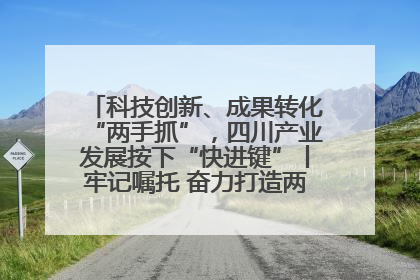 科技创新、成果转化“两手抓”，四川产业发展按下“快进键”丨牢记嘱托 奋力打造两高地两基地一屏障