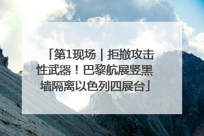 第1现场｜拒撤攻击性武器！巴黎航展竖黑墙隔离以色列四展台
