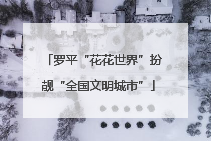 罗平“花花世界”扮靓“全国文明城市”