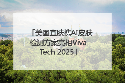 美图宜肤携AI皮肤检测方案亮相VivaTech 2025