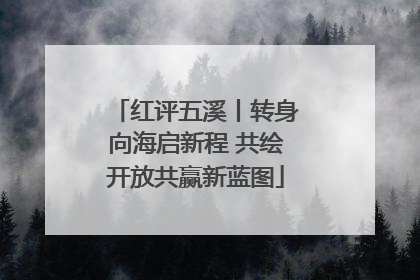 红评五溪丨转身向海启新程 共绘开放共赢新蓝图