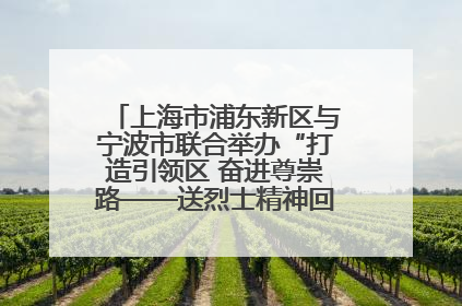 上海市浦东新区与宁波市联合举办“打造引领区 奋进尊崇路——送烈士精神回家乡”主题活动