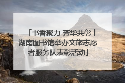 书香聚力 芳华共彰丨湖南图书馆举办文旅志愿者服务队表彰活动