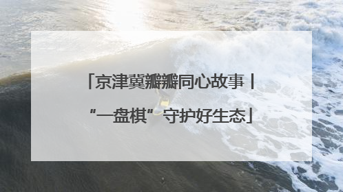 京津冀瓣瓣同心故事丨“一盘棋”守护好生态