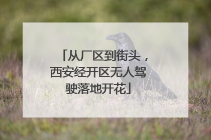 从厂区到街头，西安经开区无人驾驶落地开花