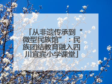 从非遗传承到“微型民族馆”：民族团结教育融入四川宜宾小学课堂