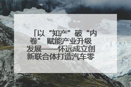 以“知产”破“内卷” 赋能产业升级发展——怀远成立创新联合体打造汽车零部件产业新高地