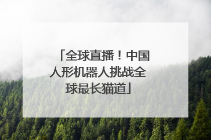 全球直播！中国人形机器人挑战全球最长猫道