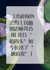 共赴绿色之约丨民勤锁边林带合围 昔日“和尚头”如今长出了“披肩发”