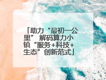 助力“最初一公里” 解码算力小镇“服务+科技+生态”创新范式