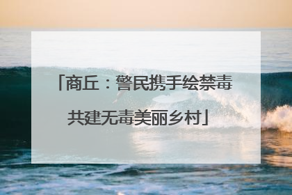 商丘：警民携手绘禁毒 共建无毒美丽乡村