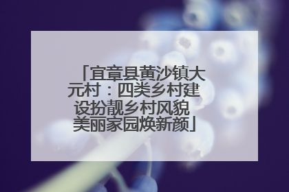 宜章县黄沙镇大元村：四类乡村建设扮靓乡村风貌 美丽家园焕新颜