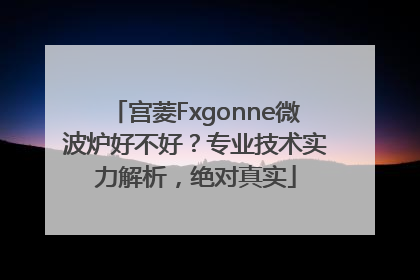 宫菱Fxgonne微波炉好不好？专业技术实力解析，绝对真实