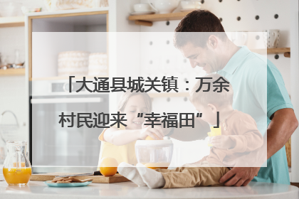 大通县城关镇：万余村民迎来“幸福田”