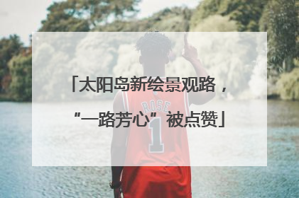 太阳岛新绘景观路，“一路芳心”被点赞
