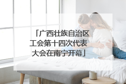 广西壮族自治区工会第十四次代表大会在南宁开幕