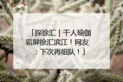 探徐汇｜千人瑜伽霸屏徐汇滨江！网友：下次再组队！