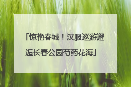 惊艳春城！汉服巡游邂逅长春公园芍药花海