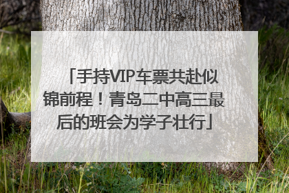 手持VIP车票共赴似锦前程！青岛二中高三最后的班会为学子壮行