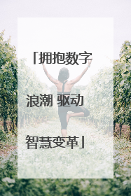 拥抱数字浪潮 驱动智慧变革