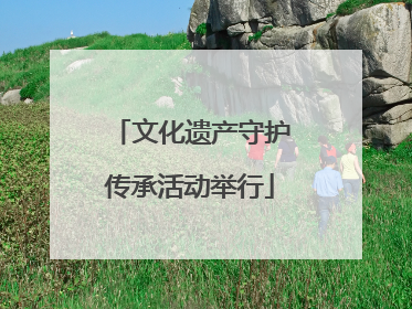 文化遗产守护传承活动举行
