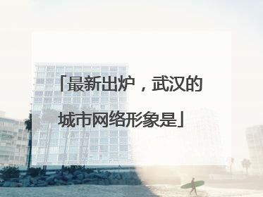 最新出炉，武汉的城市网络形象是