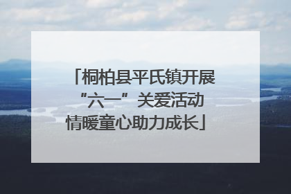 桐柏县平氏镇开展“六一”关爱活动 情暖童心助力成长