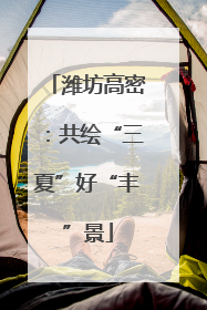 潍坊高密：共绘“三夏”好“丰”景