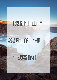 潮评丨由“苏超”的“梗”想到的