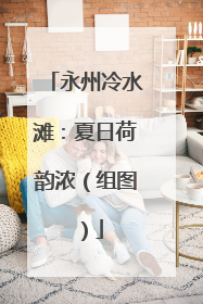 永州冷水滩：夏日荷韵浓（组图）