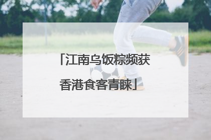 江南乌饭粽频获香港食客青睐