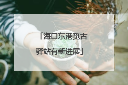 海口东港觅古驿站有新进展