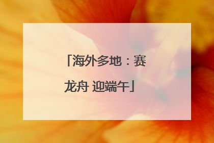 海外多地：赛龙舟 迎端午