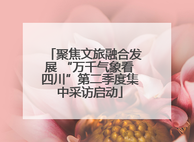聚焦文旅融合发展 “万千气象看四川”第二季度集中采访启动