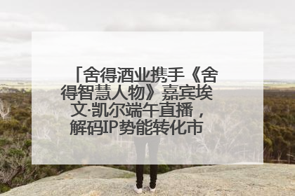 舍得酒业携手《舍得智慧人物》嘉宾埃文·凯尔端午直播，解码IP势能转化市场销量的有效路径