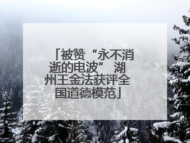 被赞“永不消逝的电波” 湖州王金法获评全国道德模范