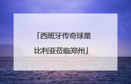 西班牙传奇球星 比利亚莅临郑州