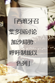 西班牙召集多国讨论加沙局势 呼吁制裁以色列