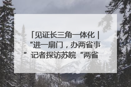 见证长三角一体化｜“进一扇门，办两省事”记者探访苏皖“两省一街”警务室