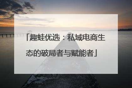趣蛙优选：私域电商生态的破局者与赋能者