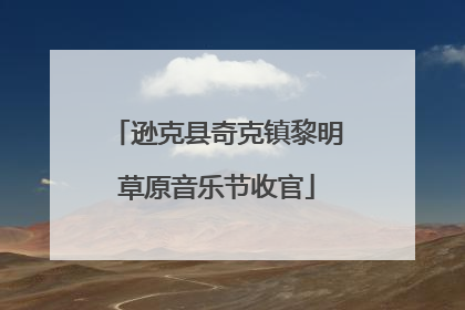 逊克县奇克镇黎明草原音乐节收官