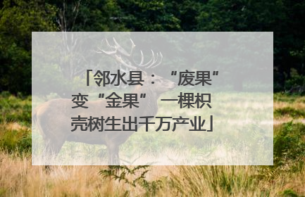邻水县：“废果”变“金果” 一棵枳壳树生出千万产业