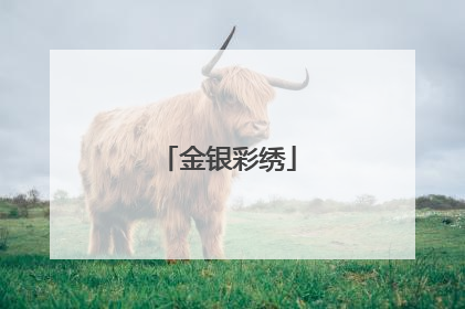 金银彩绣