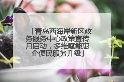 青岛西海岸新区政务服务中心政策宣传月启动，多维赋能惠企便民服务升级